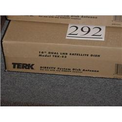 Terk 18" dual LNB sat dish