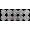 Image 2 : 10 AMERICAN EAGLE 1 OZ SILVER DOLLAR COINS