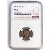 Image 2 : 1916 D MERCURY DIME NGC AG3 GRADED KEY DATE