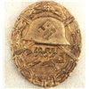 Image 2 : WWII GERMAN REICH CASED 1944 GOLD WOUND BADGE
