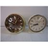 Image 3 : (6) Vintage Clocks and Travel Clocks-some may or may not be working