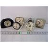 Image 1 : (6) Vintage Clocks -some may or may not be working