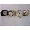 Image 2 : (6) Vintage Clocks -some may or may not be working
