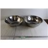 Image 1 : (2x Bid Price) (2) Large Metal Bowls