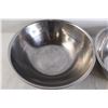 Image 2 : (2x Bid Price) (2) Large Metal Bowls