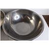 Image 3 : (2x Bid Price) (2) Large Metal Bowls