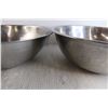 Image 4 : (2x Bid Price) (2) Large Metal Bowls