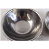 Image 2 : (2x Bid Price) (2) Medium Metal Bowls