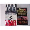 Image 3 : (4) Novels- (2) Dan Brown (1) Tom Clancy and (1) Ted Bell