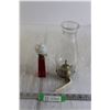 Image 1 : Small Bottle Lamp, Chimney with Burner