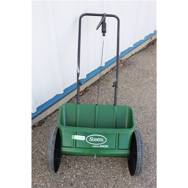** Scott's 2-Wheeled Fertilizer Spreader