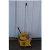 Image 1 : ** Wheeled Plastic Commercial Bucket with Ringer and Mop