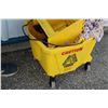 Image 3 : ** Wheeled Plastic Commercial Bucket with Ringer and Mop