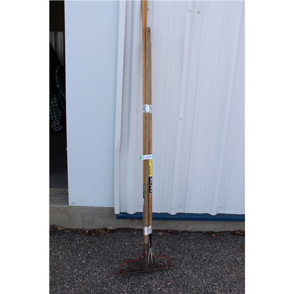 ** Garden Rake, (2) Hoes