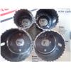 Image 2 : (5) Piece High carbon Steel Hole Saw Set -new