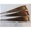 (3) Vintage Hand Saws-length in last picture