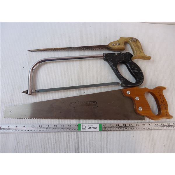 (3) Assorted Saws