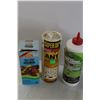 Image 2 : (2) Ant Killer Containers - One Full, One Almost Empty; (3) Gardening Tools, Misc.