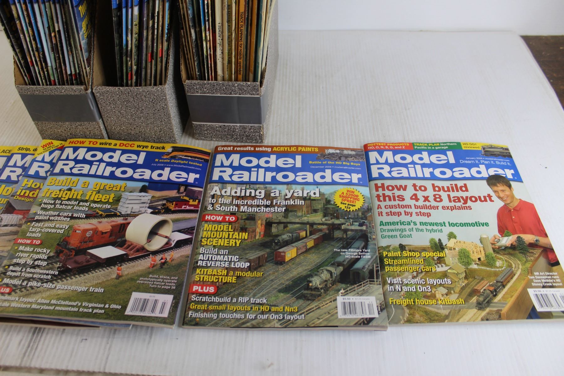 Model Train Magazine Collection (20+) Model Railroad Magazines, Assorted Railroad Magazines