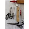 Image 2 : Rolling Pin, (2) Scissors, (3) Can Openers, Assorted Kitchen Supplies