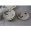 Image 2 : Sovereign Potters China Set - (8) Saucers, (3) Bowls, (3) Fruit Bowls, (3) Plates - Misc. Plate