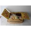 Image 3 : Vintage Sewing Basket of Assorted Sewing Supplies