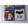 Image 2 : (4) PS4 Games - WWE, GTA, NBA, Batman