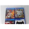 Image 3 : (4) PS4 Games - WWE, GTA, NBA, Batman