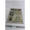 Image 1 : Saskatoon Arena Live Wrestling Event Poster Print - 12 3/4" x 18 3/4"