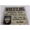 Image 2 : Saskatoon Arena Live Wrestling Event Poster Print - 12 3/4" x 18 3/4"