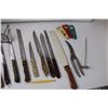Image 2 : Plethora of Kitchen knives and utensils, meat thermometer