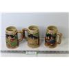 Image 1 : (3) Beer Steins