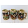 Image 2 : (3) Beer Steins