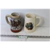 Image 1 : 1984 Railroad Stein (broken) - 1988 Budweiser Stein
