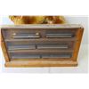 Image 2 : Intercity Trains in Display Case (Made in Germany) - Chalkware Dog (has been repaired)