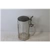 Image 3 : Glass German Stein w/Metal Lid