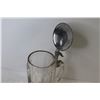 Image 4 : Glass German Stein w/Metal Lid