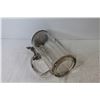 Image 5 : Glass German Stein w/Metal Lid
