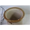 Image 2 : Vintage Bed Warmer (chipped) - Wire Basket - Crock Pot w/Lid (cracked)