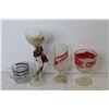 Image 5 : Ornaments - Glasses - Tins - Manicure Set - Misc. Items