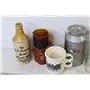 Image 3 : Asian Tea Pot - Ginger Beer Bottle - Chocolate Milk Can Container - Cups