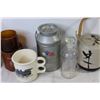 Image 4 : Asian Tea Pot - Ginger Beer Bottle - Chocolate Milk Can Container - Cups