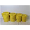 Image 3 : Tupperware Cannister Set - (2) Tupperware Baked Good Containers