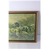 Image 2 : Framed Art of Dogs - 16" x 22"