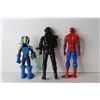 Image 5 : (3) Action Figures - Spiderman, Clone Trooper, Mega Man