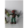 Image 8 : (2x Bid Price) (4) TMNT Action Figures
