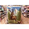 Image 1 : Vintage Hanging Stag Rug (35" x 46")