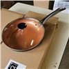 Image 2 : 2 NEW COPPER NON STICK 10" FRYING PANS