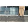 Image 1 : 48" X 77" STANDING METAL BARRIER CAN BE HOOKED TOGETHER WITH OTHERS