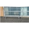 Image 2 : 48" X 77" STANDING METAL BARRIER CAN BE HOOKED TOGETHER WITH OTHERS